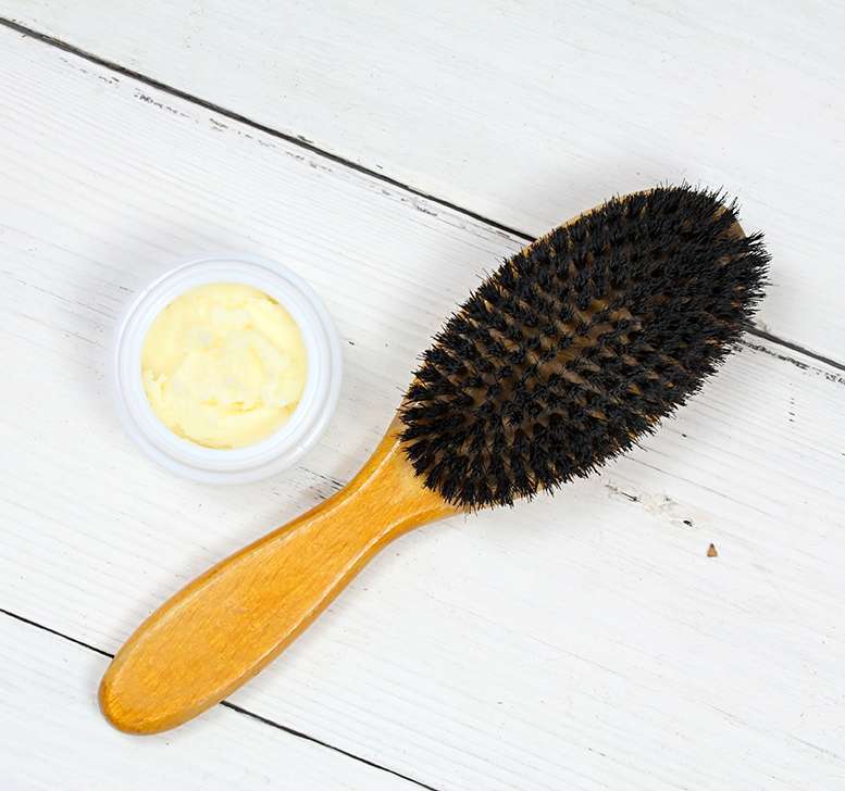 Crème pour cheveux à base de beurre de karité